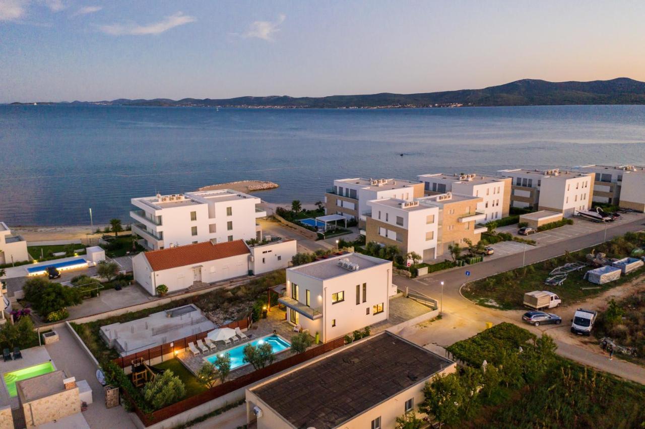 Villa Olea With Heated Pool And Jacuzzi Sukošan Kültér fotó
